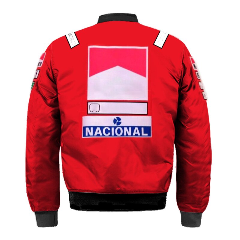 2023 New Design F1 Formula One Driver Jacket Brazilian Driver Sena Championship Jersey Racing Fan Commemorative Jacket