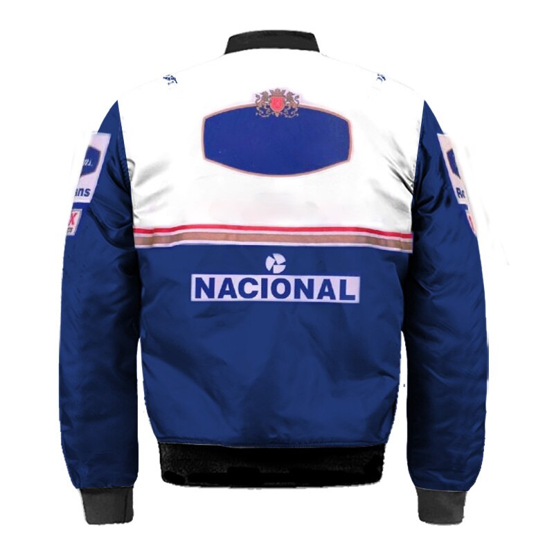 2023 New Design F1 Formula One Driver Jacket Brazilian Driver Sena Championship Jersey Racing Fan Commemorative Jacket